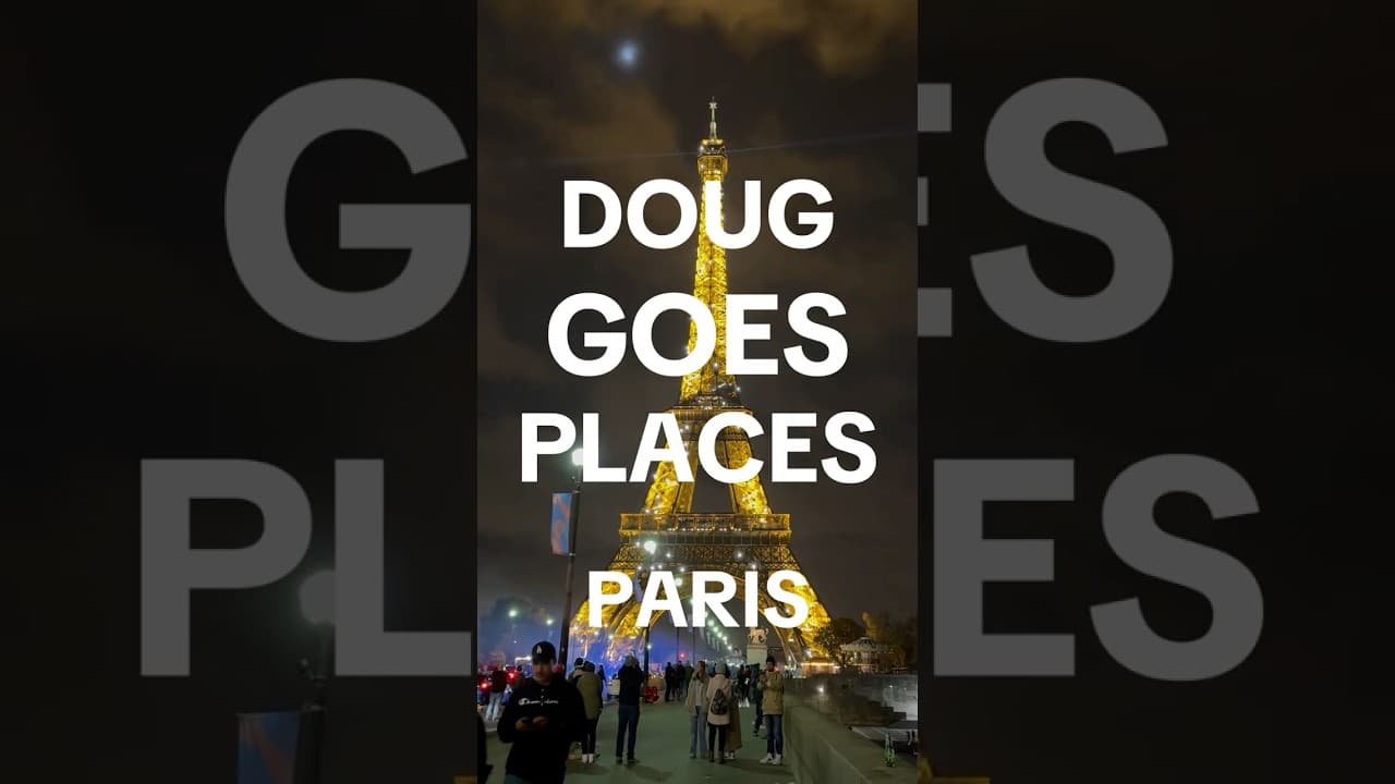 WERE GOING TO PARIS! Watch the full video on my channel! #paris #douggoesplaces #europetravel