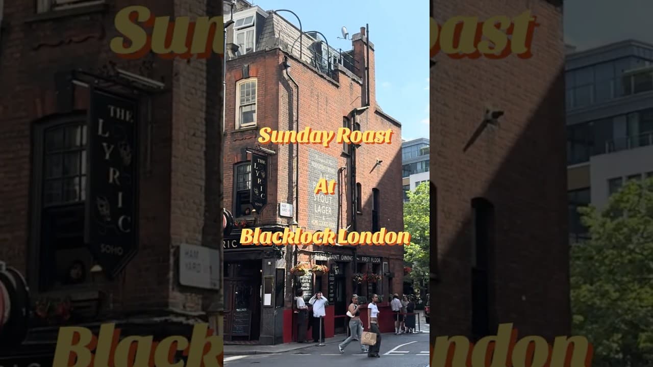 Sunday in Soho? There’s one thing to do… Sunday roast at Blacklock! 🍖 #blacklock #sundayroast