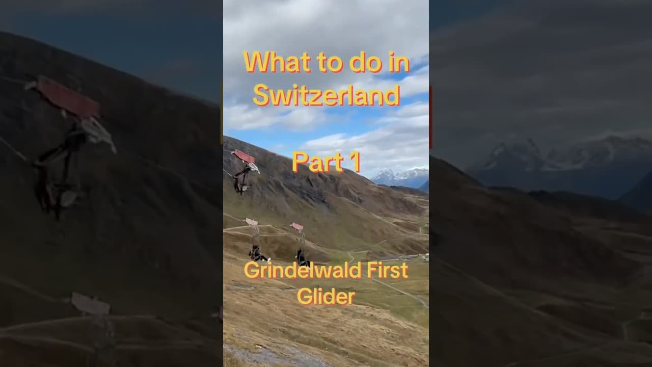 This is the most fun thing to do in Switzerland! #grindelwald #europetravel #switzerlandtravel