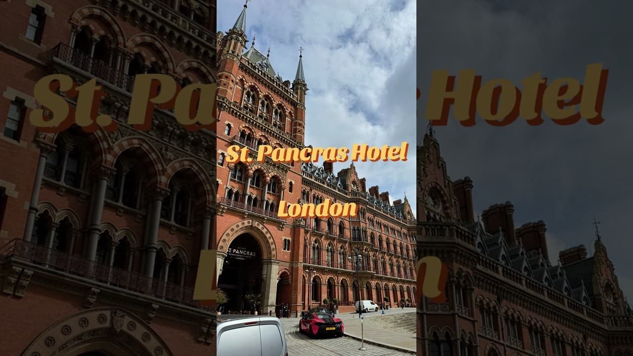 This hotel is so sick. St. Pancras, London