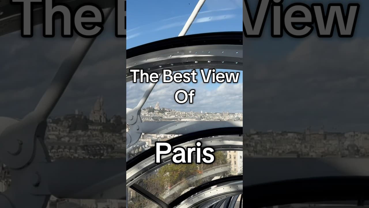 This is the Best view of Paris! #europetravel #paris #paristravel #centrepompidou