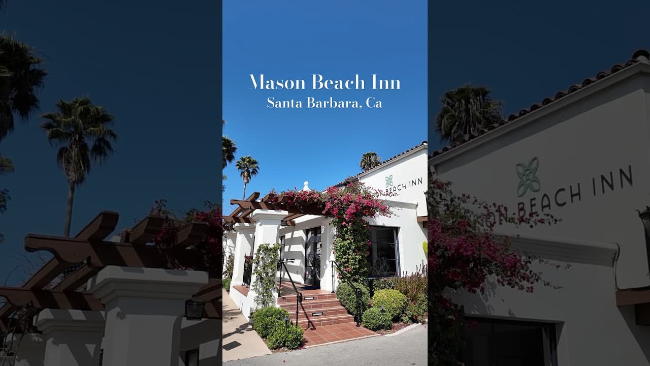 Amazing Boutique Hotel in Santa Barbara, Ca #masonbeachinn #boutiquehotel #santabarbara #hotelreview