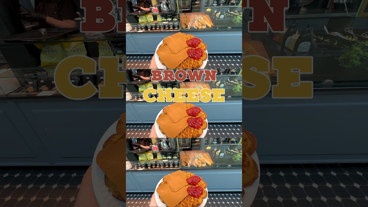 I ate the Brown Cheese #brunost #browncheese #norwegianfood #norway #oslo #douggoesplaces