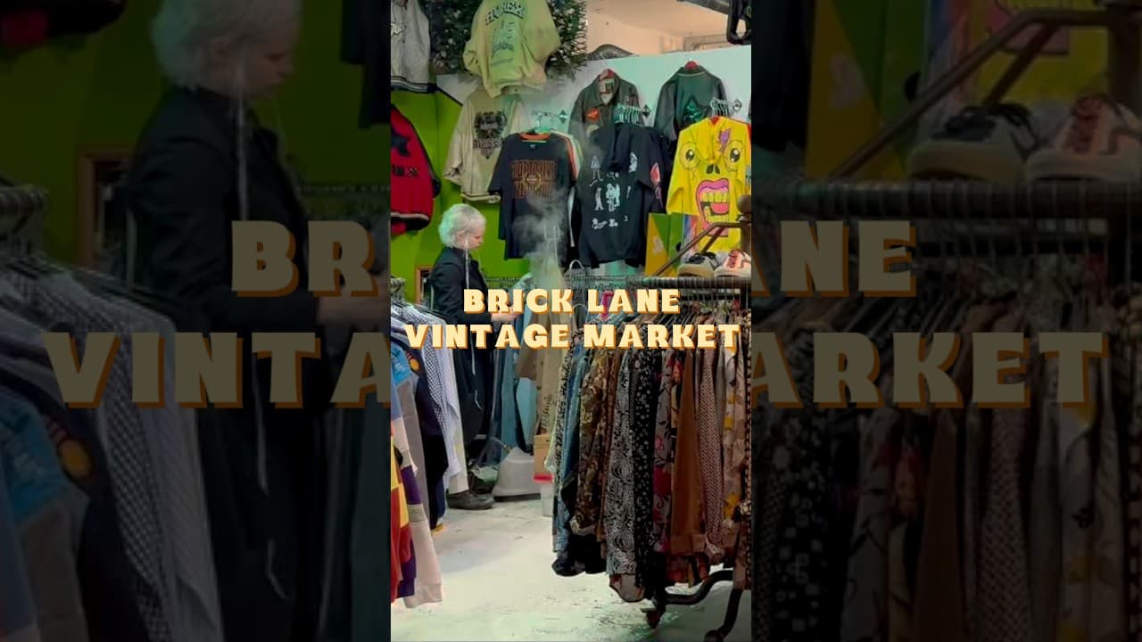 Shoreditch has The Biggest Vintage Market in London