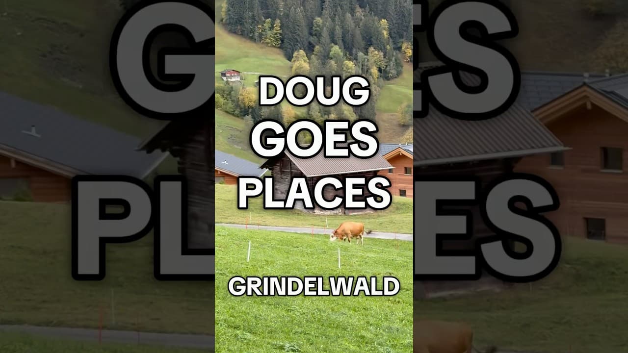 WE’RE GOING TO GRINDELWALD! Full video below! #switzerland #swissalps #travelvlog #grindelwald