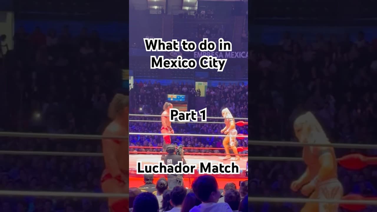If you are visiting Mexico City, Go Here. #mexicocity #travel #luchador #travelmexico