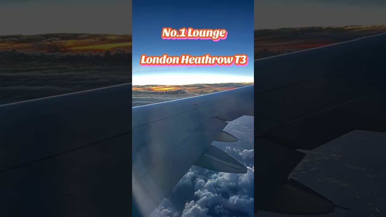 Before my flight from LHR to NYC, I'm checking out the No.1 Lounge in Terminal 3 at Heathrow!
