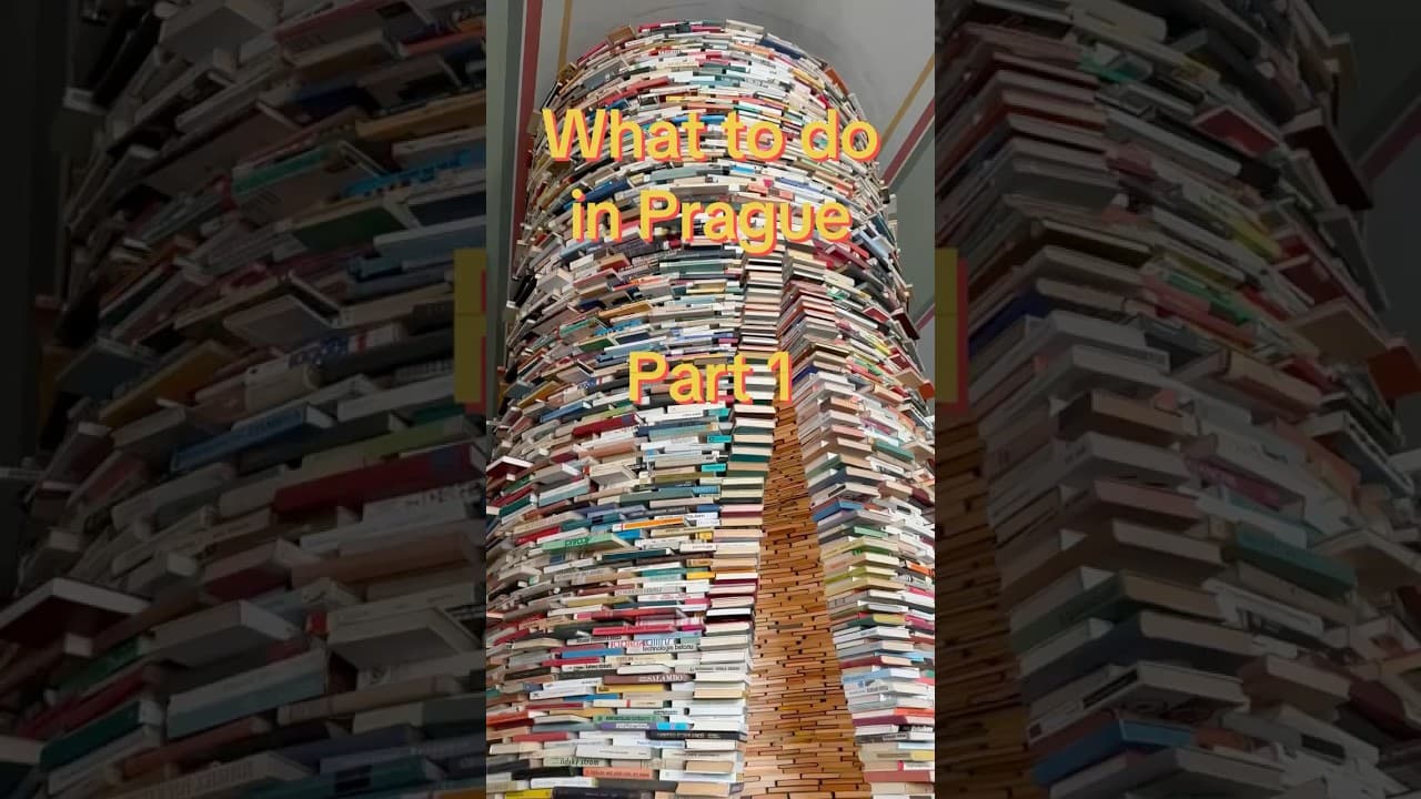 What to do in Prague Part 1 - Infinity Book Tower #prague #czechrepublic #europetravel #czech
