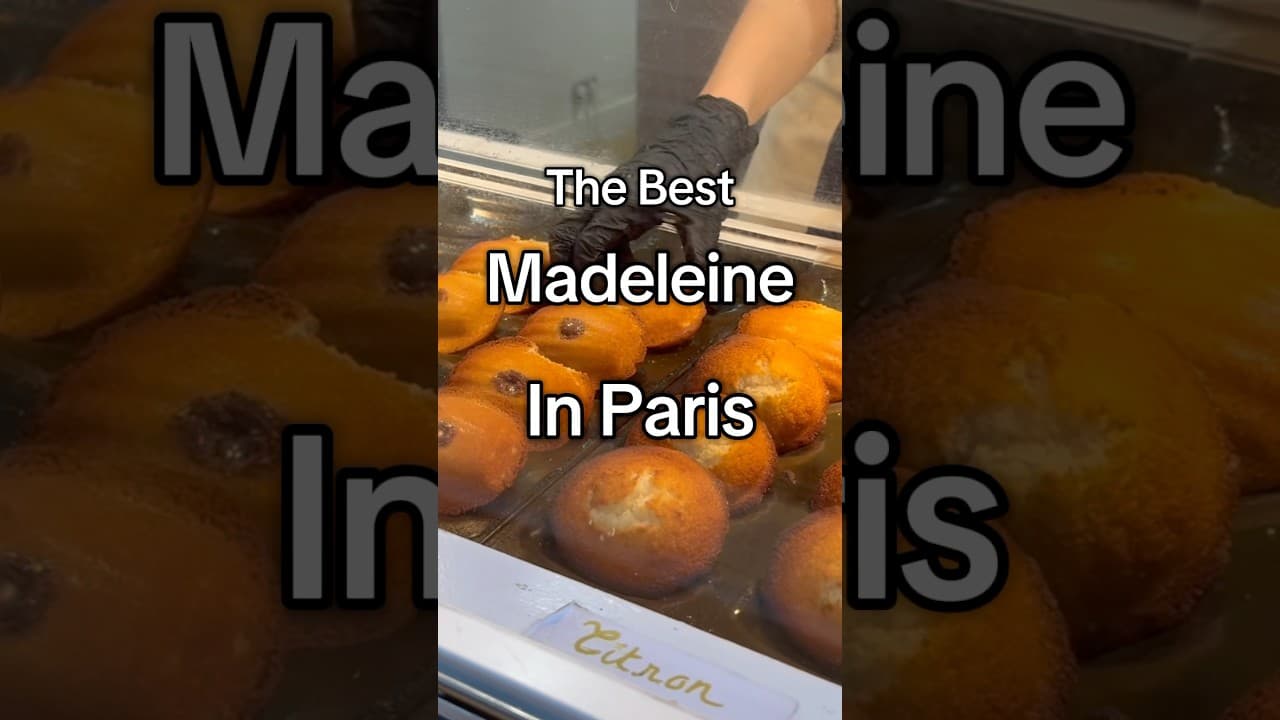 Is this the best Madeleine in Paris? #europetravel #travelvlog #paris #parisfood #france